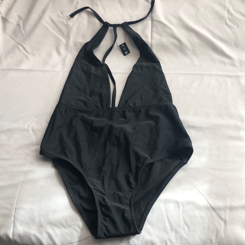 Windsor black one piece bathing suit